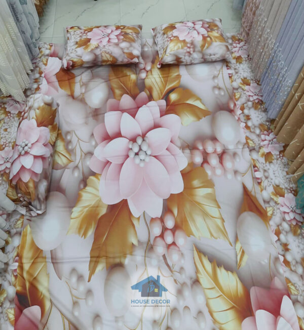3D Printed Bedsheet 4Pices Set