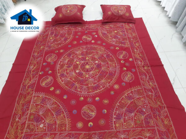 Nakshikatha BedSheet 3Pics Set