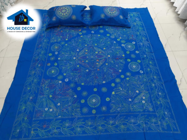 Nakshikatha BedSheet 3Pics Set - Image 3