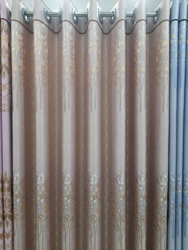 98% Zacrd Body Flower Design Blackout Curtains